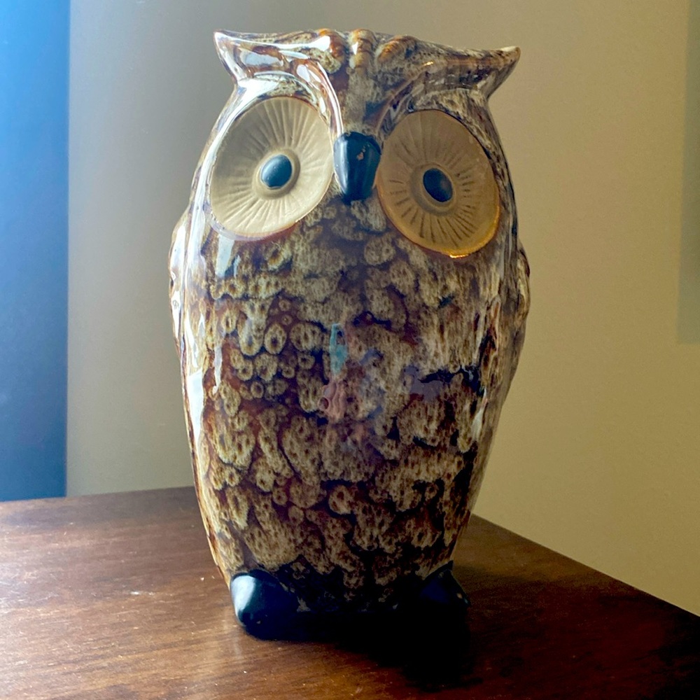 Owl Vase Ceramic Planter